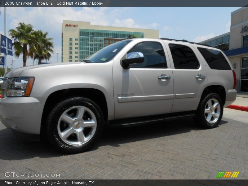Gold Mist Metallic / Ebony 2008 Chevrolet Tahoe LTZ