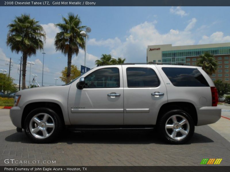 Gold Mist Metallic / Ebony 2008 Chevrolet Tahoe LTZ