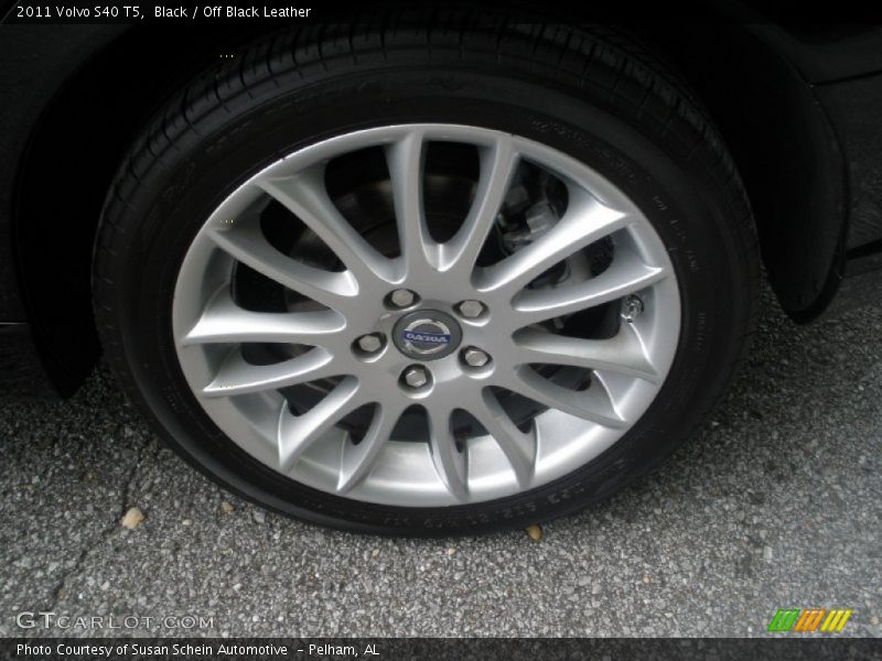 Black / Off Black Leather 2011 Volvo S40 T5