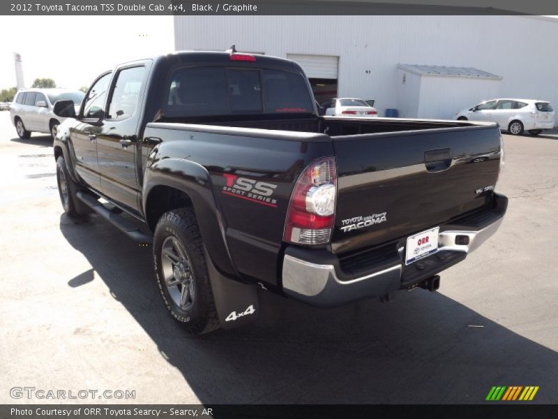 Black / Graphite 2012 Toyota Tacoma TSS Double Cab 4x4