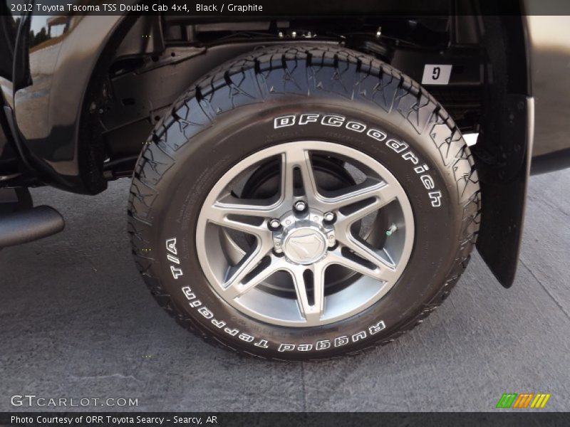 Black / Graphite 2012 Toyota Tacoma TSS Double Cab 4x4