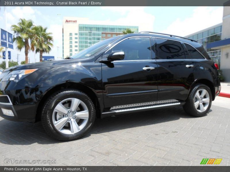 Crystal Black Pearl / Ebony 2011 Acura MDX Technology