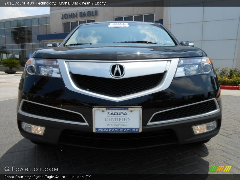 Crystal Black Pearl / Ebony 2011 Acura MDX Technology
