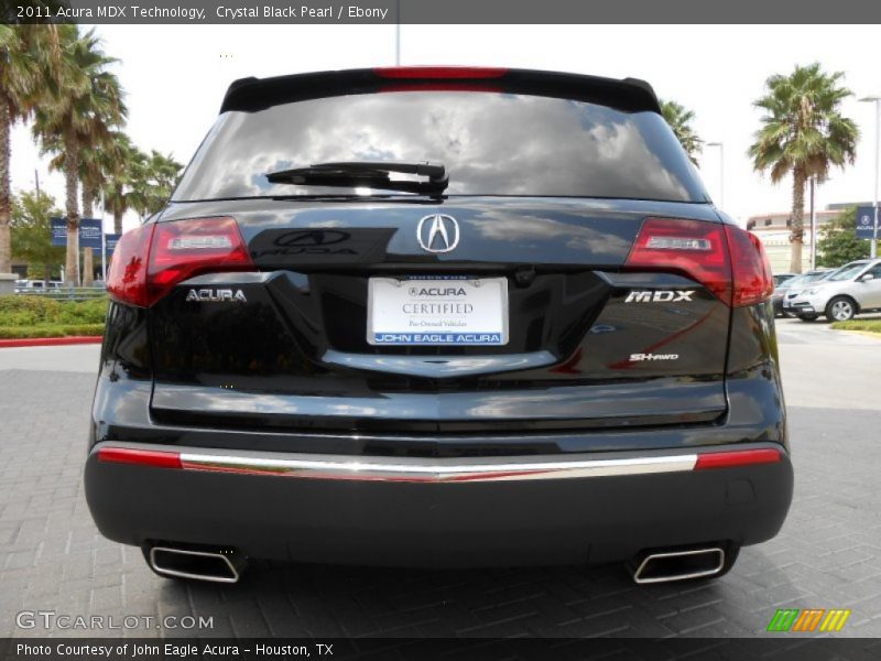 Crystal Black Pearl / Ebony 2011 Acura MDX Technology