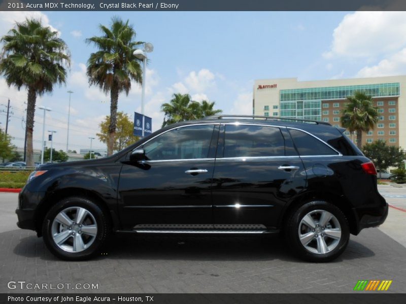 Crystal Black Pearl / Ebony 2011 Acura MDX Technology
