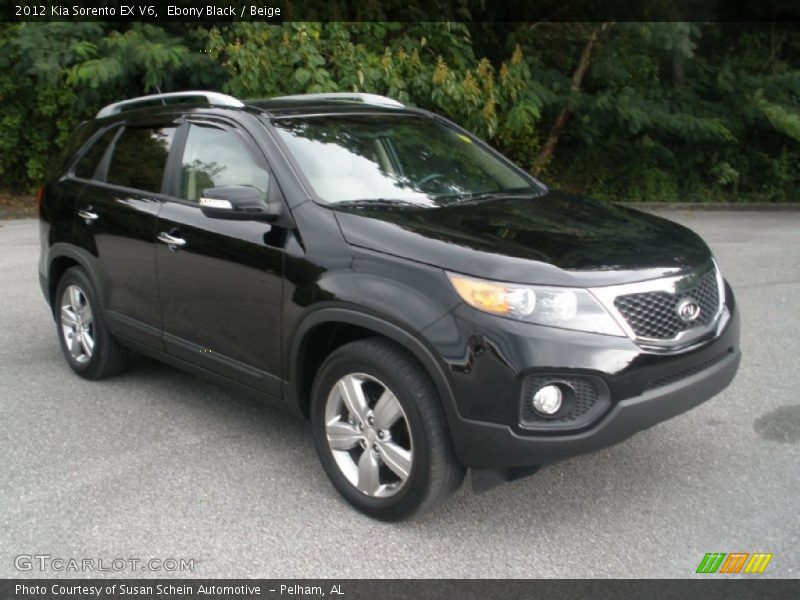 Ebony Black / Beige 2012 Kia Sorento EX V6