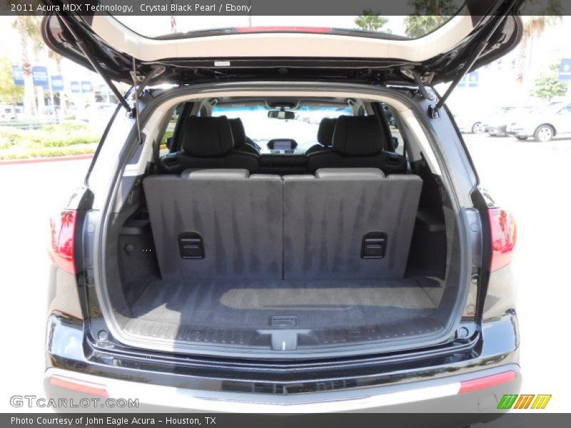 Crystal Black Pearl / Ebony 2011 Acura MDX Technology