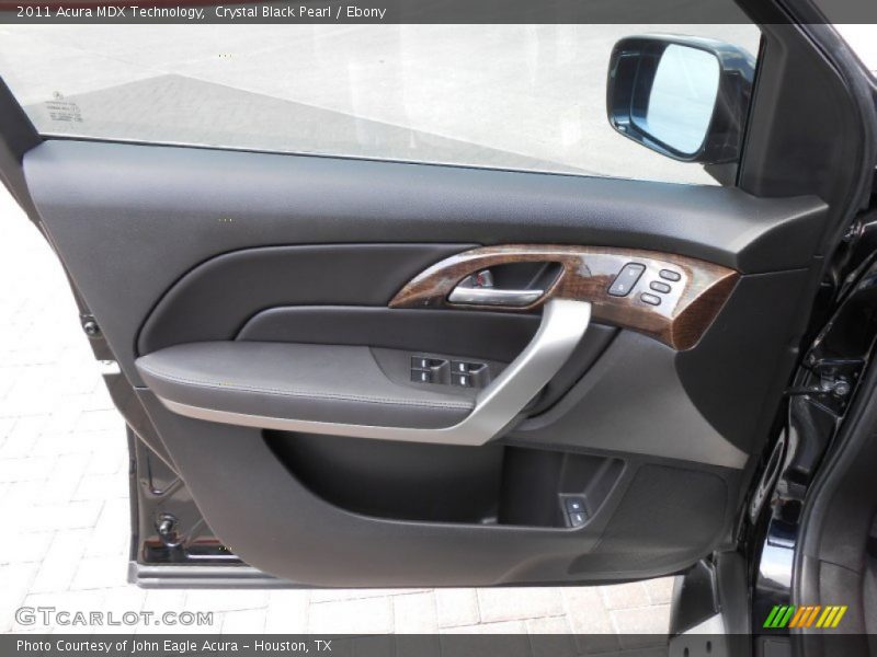 Crystal Black Pearl / Ebony 2011 Acura MDX Technology