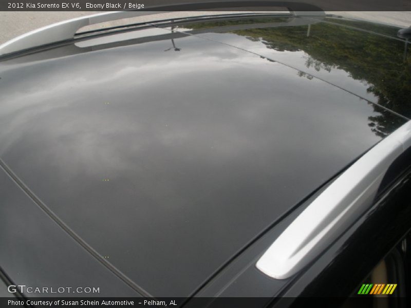 Ebony Black / Beige 2012 Kia Sorento EX V6