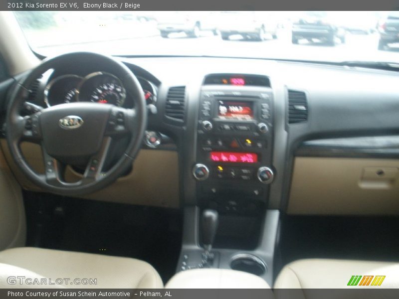 Ebony Black / Beige 2012 Kia Sorento EX V6