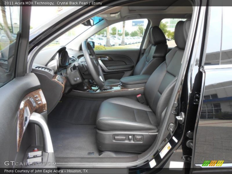 Crystal Black Pearl / Ebony 2011 Acura MDX Technology