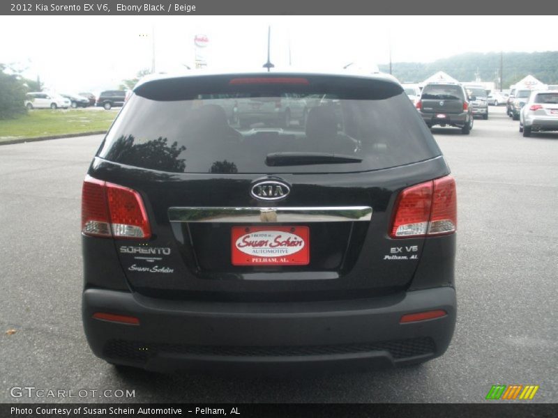 Ebony Black / Beige 2012 Kia Sorento EX V6