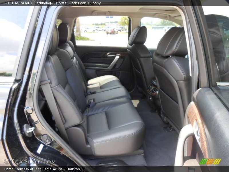 Crystal Black Pearl / Ebony 2011 Acura MDX Technology