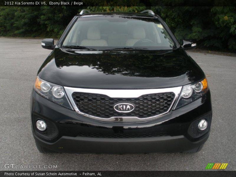 Ebony Black / Beige 2012 Kia Sorento EX V6