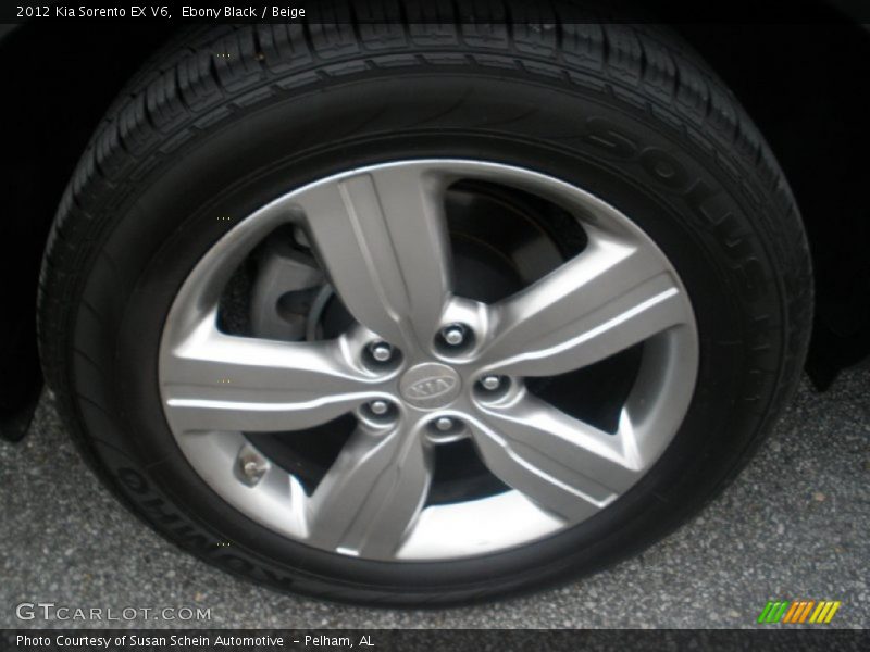 Ebony Black / Beige 2012 Kia Sorento EX V6