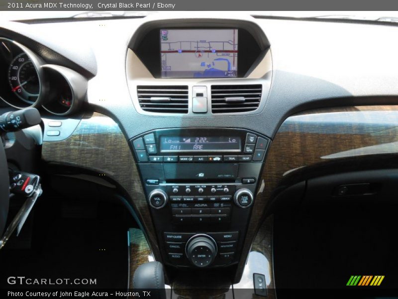 Crystal Black Pearl / Ebony 2011 Acura MDX Technology