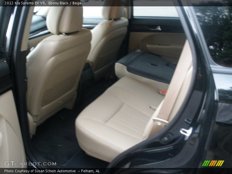 Ebony Black / Beige 2012 Kia Sorento EX V6