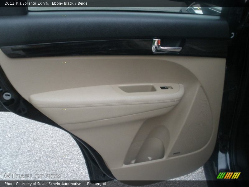 Ebony Black / Beige 2012 Kia Sorento EX V6