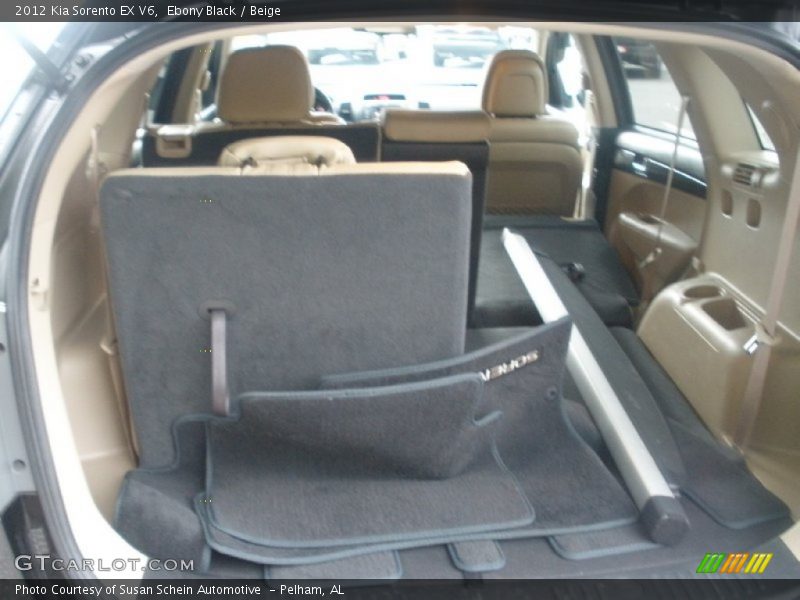 Ebony Black / Beige 2012 Kia Sorento EX V6