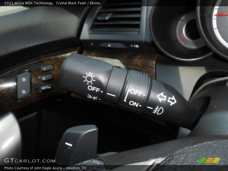 Crystal Black Pearl / Ebony 2011 Acura MDX Technology