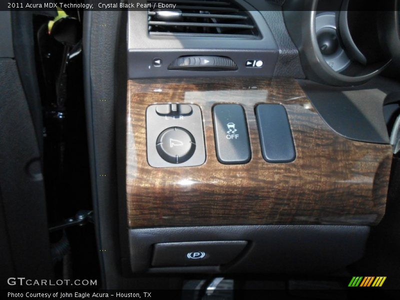 Crystal Black Pearl / Ebony 2011 Acura MDX Technology