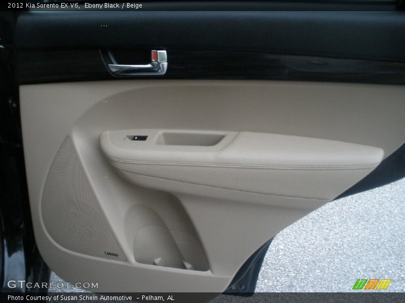 Ebony Black / Beige 2012 Kia Sorento EX V6