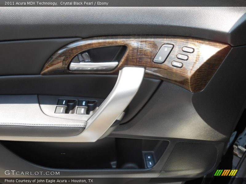Crystal Black Pearl / Ebony 2011 Acura MDX Technology