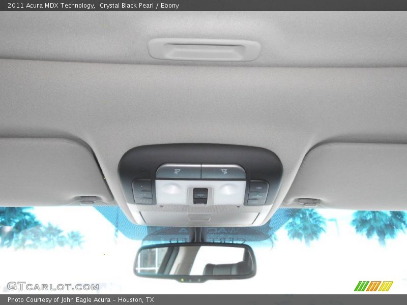 Crystal Black Pearl / Ebony 2011 Acura MDX Technology