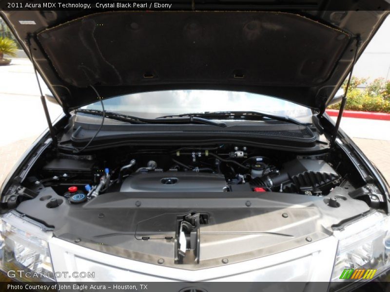 Crystal Black Pearl / Ebony 2011 Acura MDX Technology