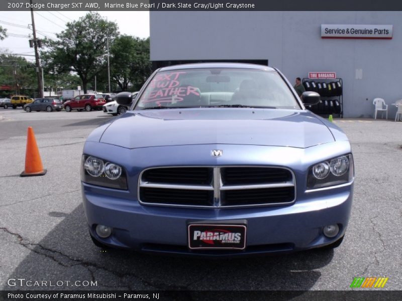 Marine Blue Pearl / Dark Slate Gray/Light Graystone 2007 Dodge Charger SXT AWD
