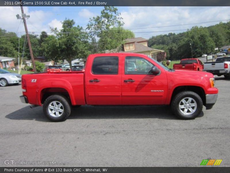 Fire Red / Ebony 2011 GMC Sierra 1500 SLE Crew Cab 4x4