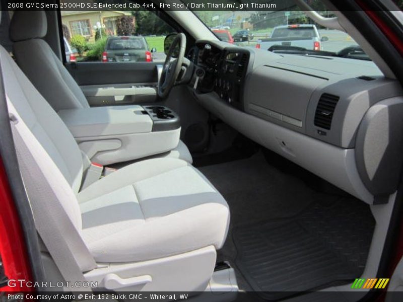 Fire Red / Dark Titanium/Light Titanium 2008 GMC Sierra 2500HD SLE Extended Cab 4x4