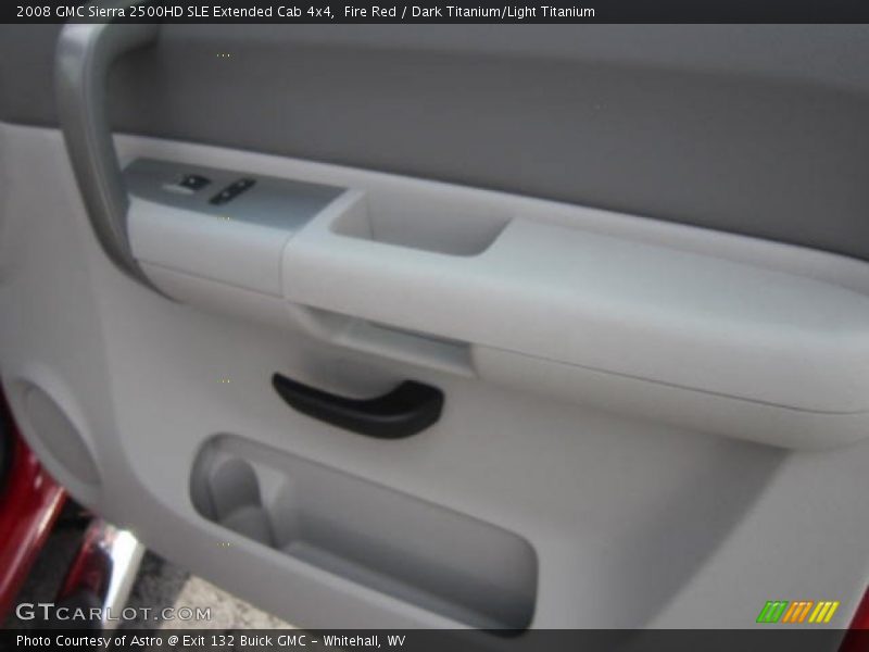 Fire Red / Dark Titanium/Light Titanium 2008 GMC Sierra 2500HD SLE Extended Cab 4x4