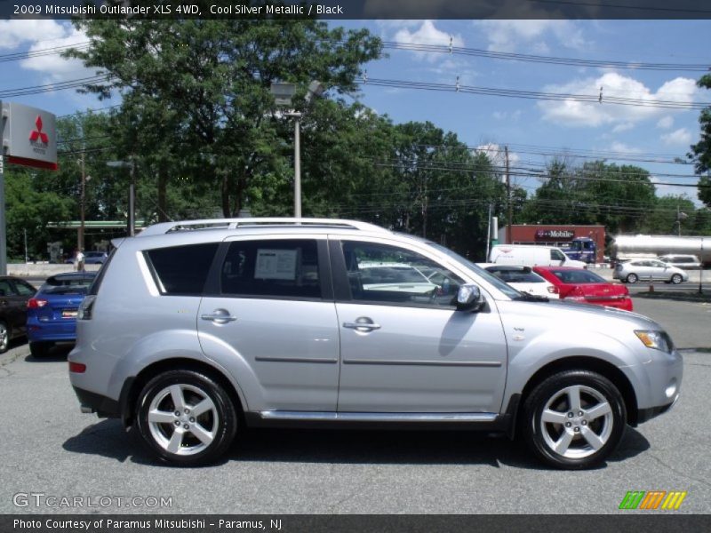 Cool Silver Metallic / Black 2009 Mitsubishi Outlander XLS 4WD