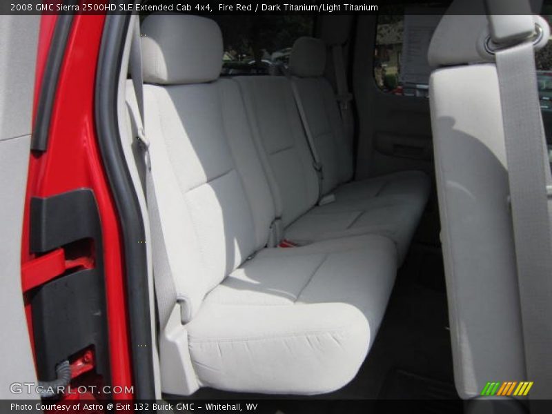 Fire Red / Dark Titanium/Light Titanium 2008 GMC Sierra 2500HD SLE Extended Cab 4x4