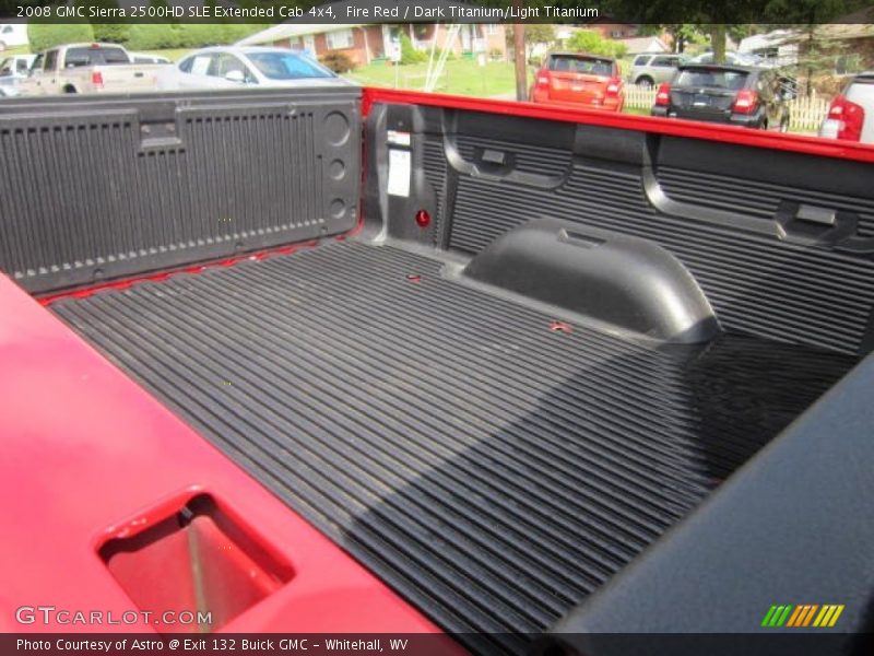 Fire Red / Dark Titanium/Light Titanium 2008 GMC Sierra 2500HD SLE Extended Cab 4x4