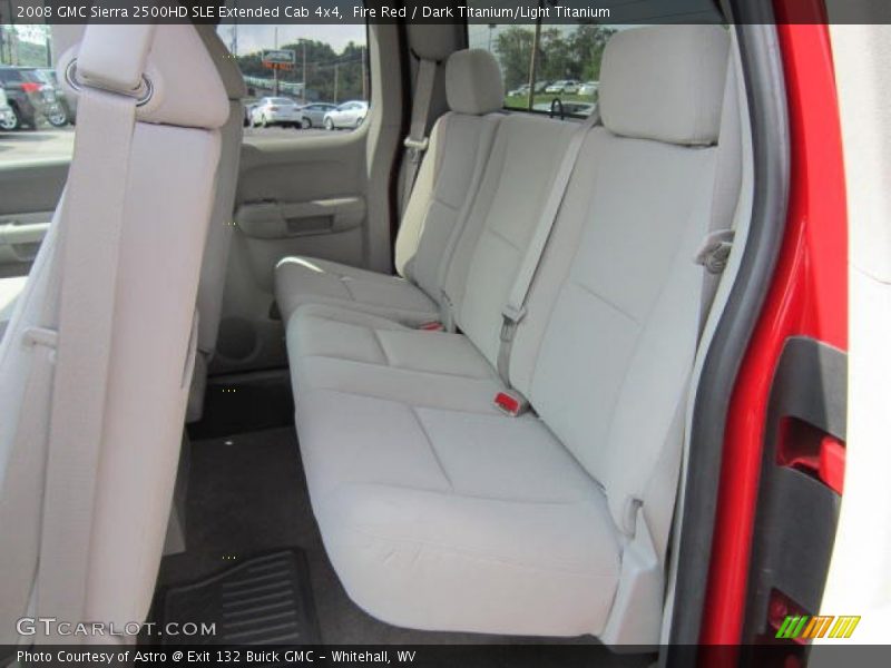 Fire Red / Dark Titanium/Light Titanium 2008 GMC Sierra 2500HD SLE Extended Cab 4x4