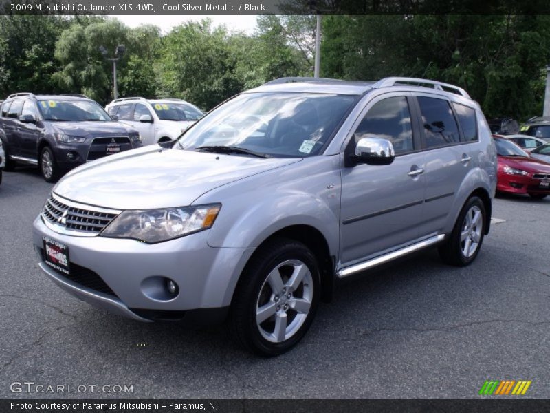 Cool Silver Metallic / Black 2009 Mitsubishi Outlander XLS 4WD