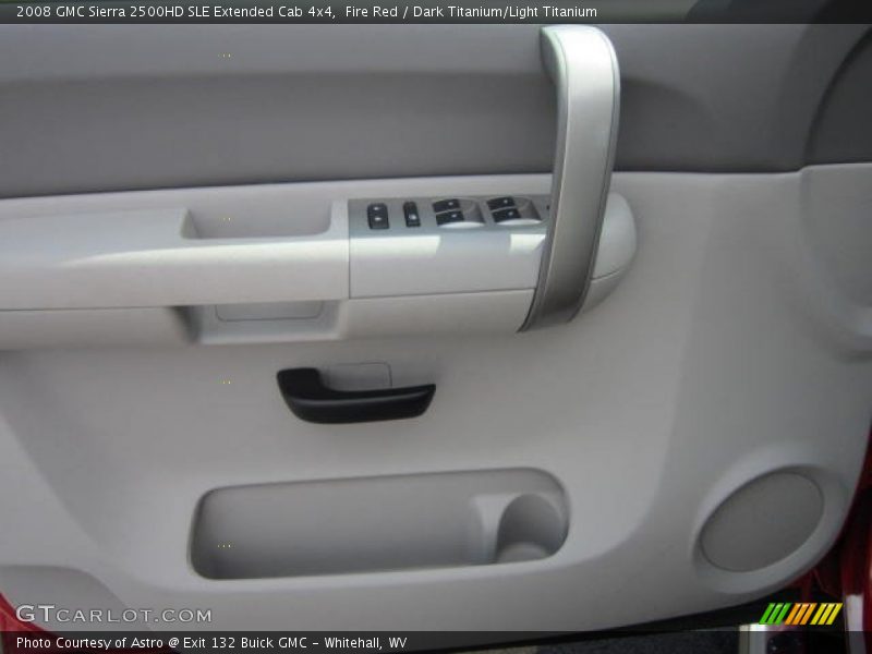 Fire Red / Dark Titanium/Light Titanium 2008 GMC Sierra 2500HD SLE Extended Cab 4x4