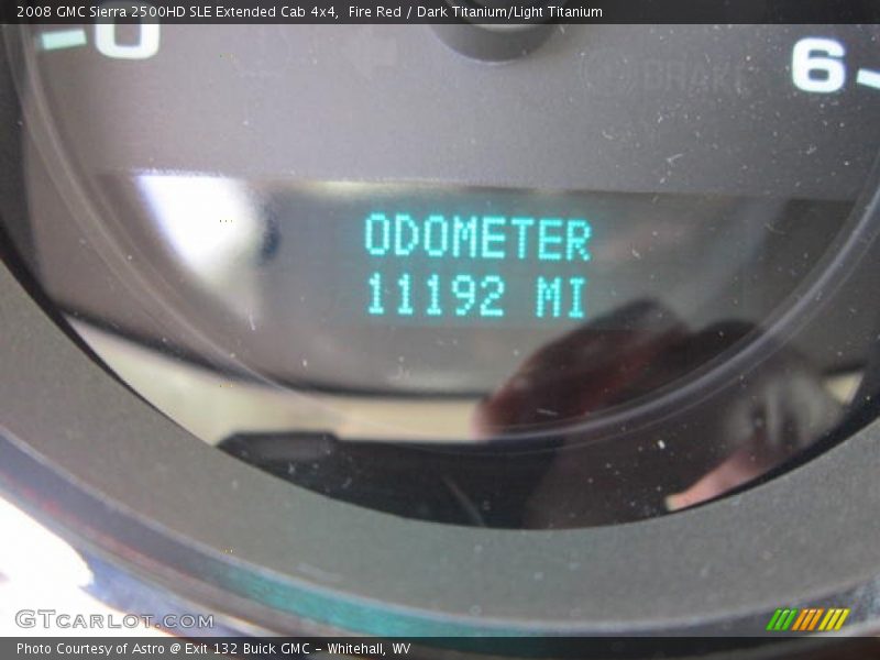Fire Red / Dark Titanium/Light Titanium 2008 GMC Sierra 2500HD SLE Extended Cab 4x4