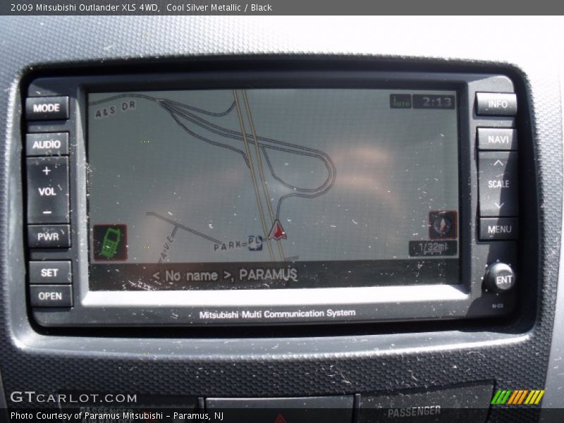 Cool Silver Metallic / Black 2009 Mitsubishi Outlander XLS 4WD