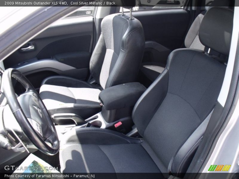 Cool Silver Metallic / Black 2009 Mitsubishi Outlander XLS 4WD