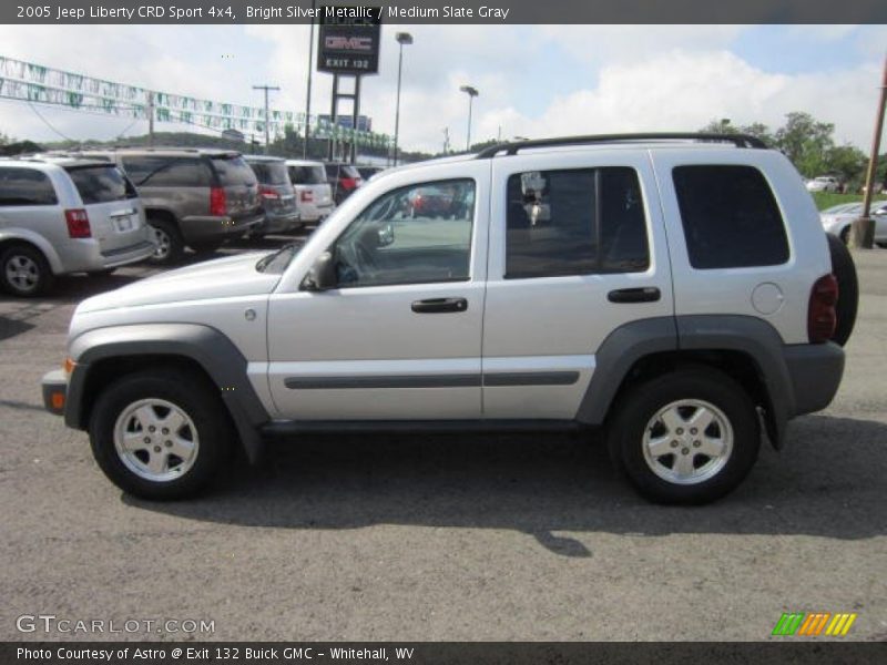 Bright Silver Metallic / Medium Slate Gray 2005 Jeep Liberty CRD Sport 4x4