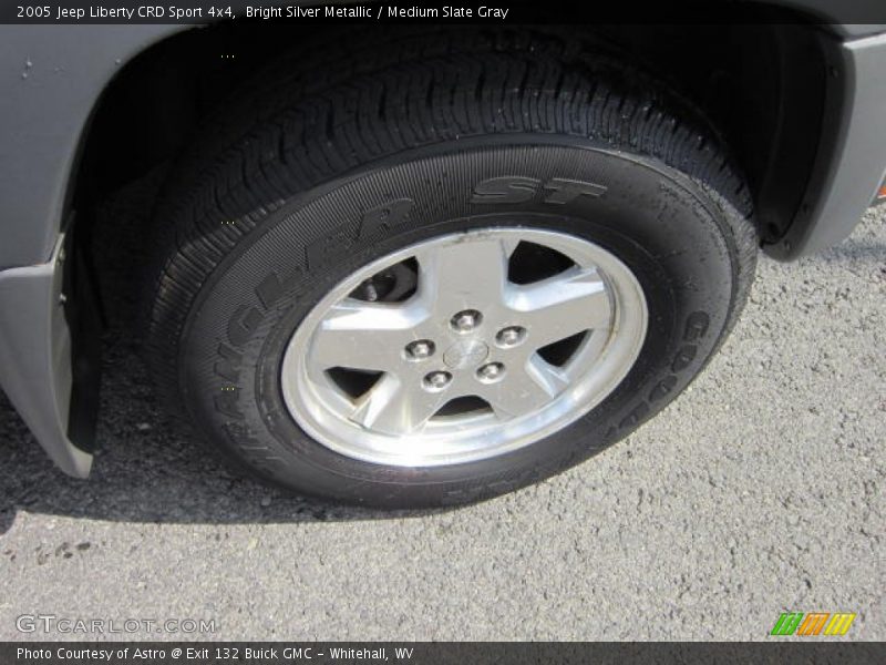 Bright Silver Metallic / Medium Slate Gray 2005 Jeep Liberty CRD Sport 4x4