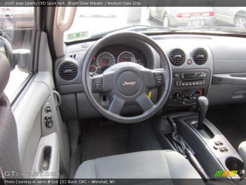 Bright Silver Metallic / Medium Slate Gray 2005 Jeep Liberty CRD Sport 4x4