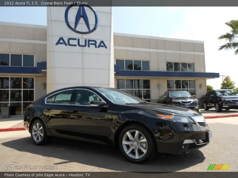 Crystal Black Pearl / Ebony 2012 Acura TL 3.5
