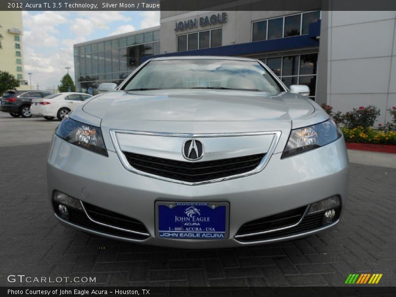Silver Moon / Taupe 2012 Acura TL 3.5 Technology