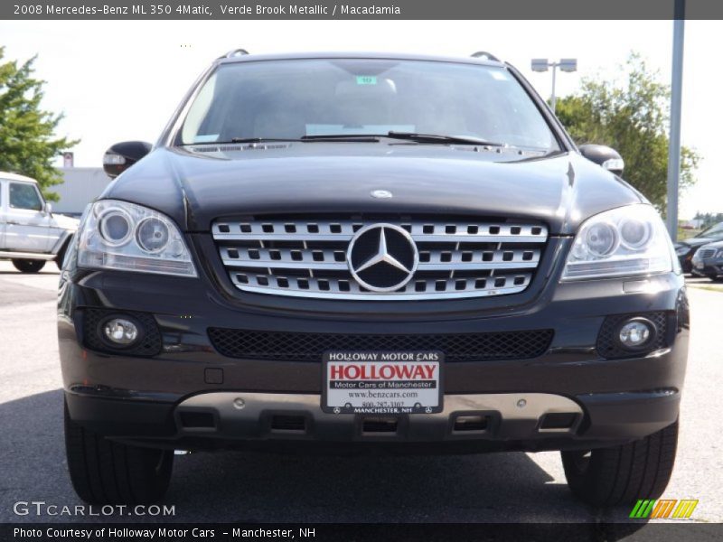 Verde Brook Metallic / Macadamia 2008 Mercedes-Benz ML 350 4Matic