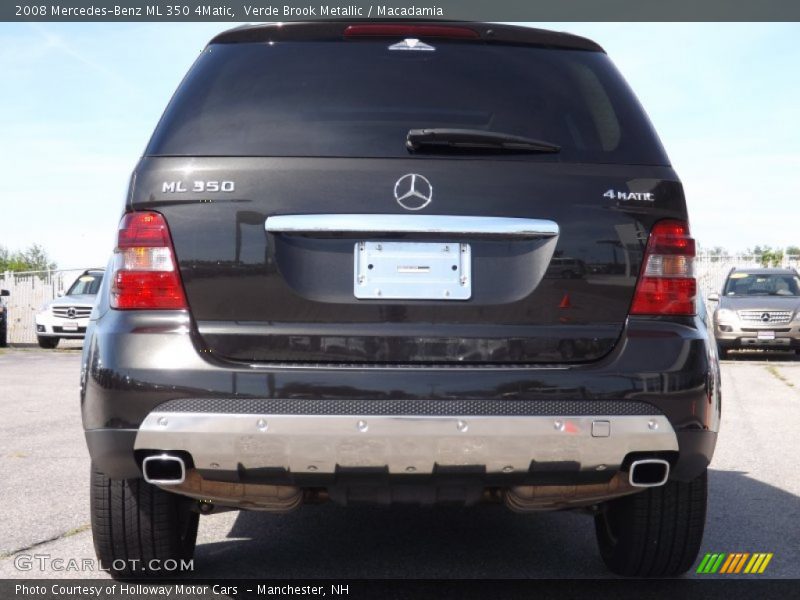 Verde Brook Metallic / Macadamia 2008 Mercedes-Benz ML 350 4Matic
