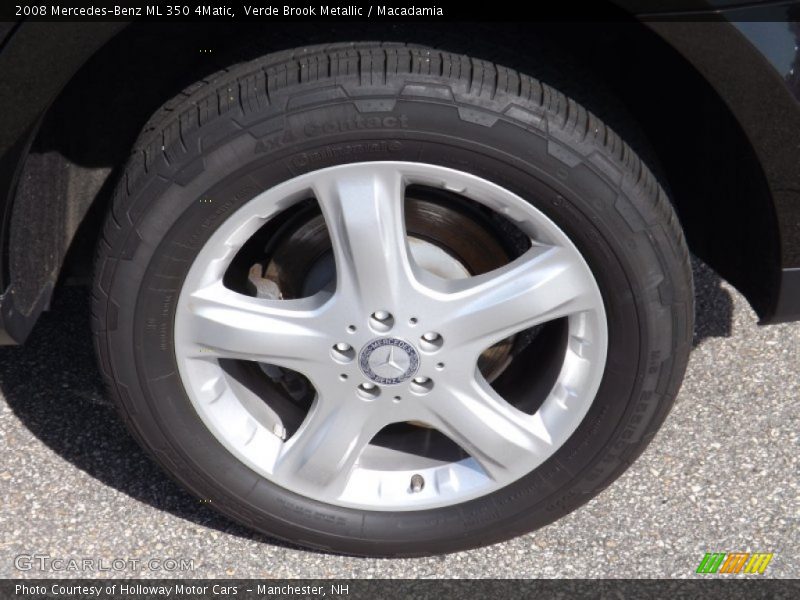 Verde Brook Metallic / Macadamia 2008 Mercedes-Benz ML 350 4Matic